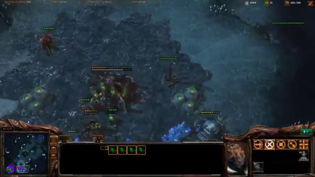 Starcraft 2 , British EU Platinum Zerg with commentary - 1 / 9 смотреть онлайн