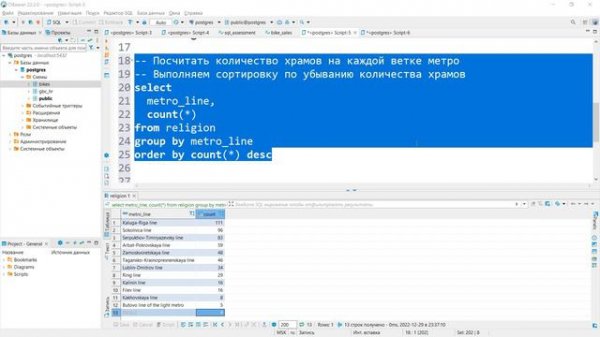 SQL Базовый №5. Группировка