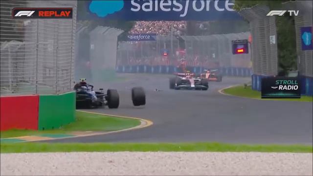 Lance Stroll & Latifi Crash | Melbourne 2022 смотреть онлайн