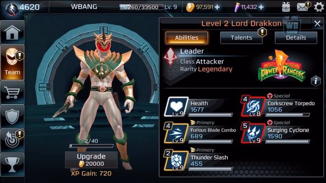 Power Rangers: Legacy Wars - Red Ranger (Andros) VS Silver Ranger (Zhane) смотреть онлайн