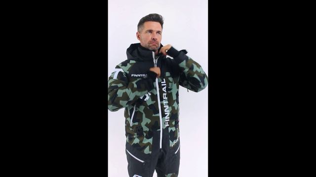 Finntrail Комбинезон утепленный зимний Widetrack 3852 CamoArmy смотреть онлайн