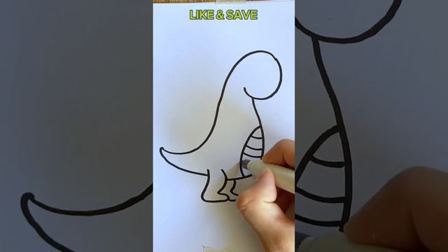 #какнарисовать #динозавр #простыерисунки #рисункидляначинающих #рисункидлясрисовки #рисунки смотреть онлайн