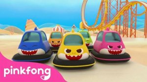 Baby Shark Roller Coaster | Baby Shark 3D Cars | Car Family | Pinkfong Baby Shark