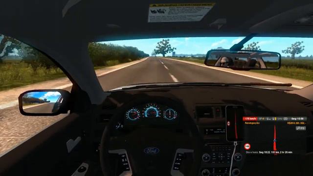 ROLE OSTENTAÇÃO DE FORD FUSION! + TOP SPEED | EURO TRUCK SIMULATOR 2 G27 | PT-BR \ смотреть онлайн