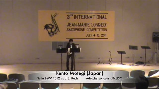 3rd JMLISC: Kento Motegi (Japan) Cello Suite BWV 1012 J.S. Bach смотреть онлайн