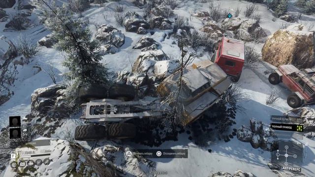 Кооп в SnowRunner с Юрой и Артёмом #81. Имандра. Неоправданный подъём по камням. смотреть онлайн