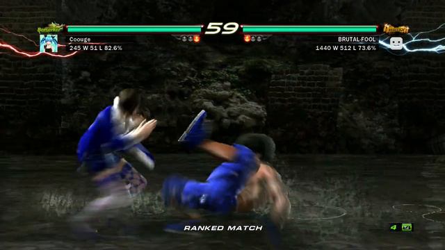 293 - Tekken 6 - Coouge (Anna Williams) Vs BRUTAL-FOOL (Eddy)