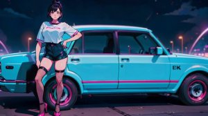 Nostalgia drive - 80's Synthwave music - Synthpop chillwave ~ Cyberpunk electro arcade mix