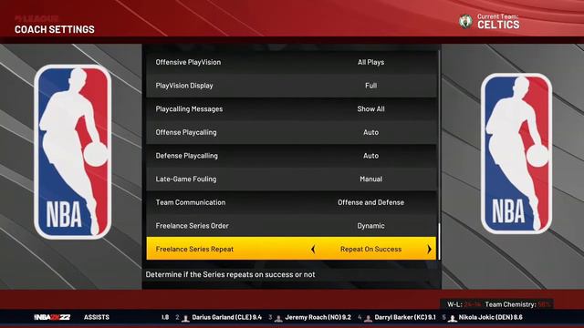 All Of MYLEAGUE Settings!!! Team Lineup And Coaching!!! NBA 2K22 MYLEAGUE GAMEPLAY!!! смотреть онлайн