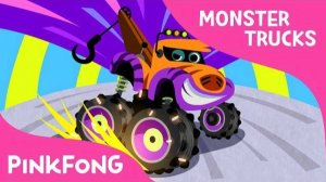 Monster Truck Team | Monster Trucks | Pinkfong Songs for Children