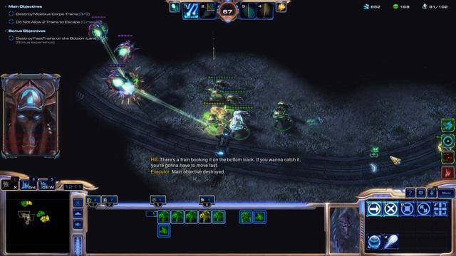 Starcraft II: Catch the Train [Stealing Amon's Army] смотреть онлайн