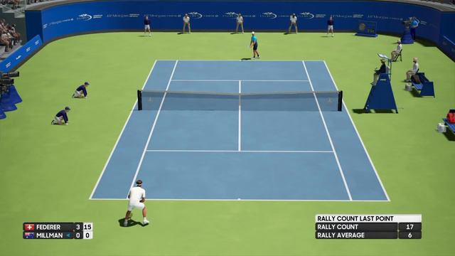 PS4 GAME - AO Tennis! Roger Federer VS John Millman! смотреть онлайн