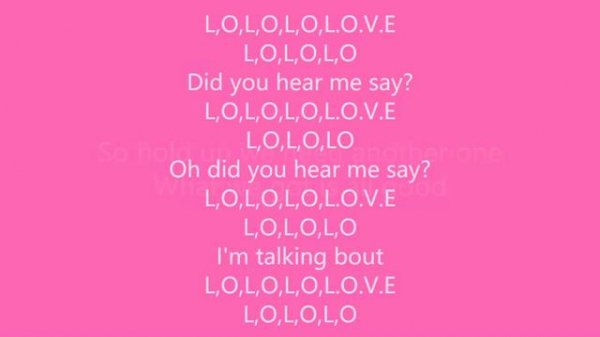 Ashlee Simpson - L.O.V.E lyrics
