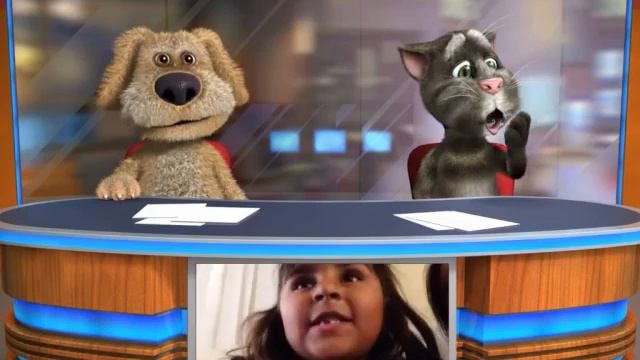 Talking Tom & Ben News by Yasmin and sirena and delilah смотреть онлайн