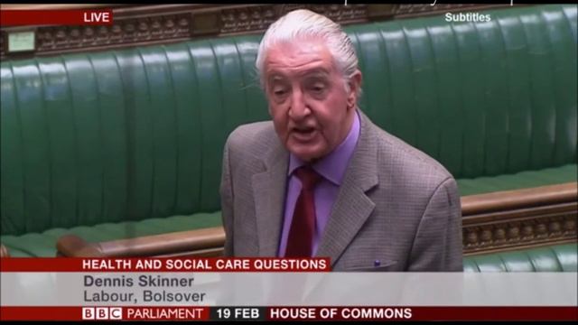 Dennis Skinner 19.02.2019 - Health and Social Care Questions смотреть онлайн