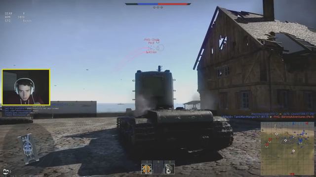 War Thunder - Kv-2's vs Pe-8's! смотреть онлайн