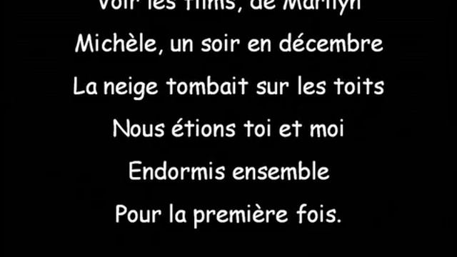 Michelle de Gerard Lenorman смотреть онлайн