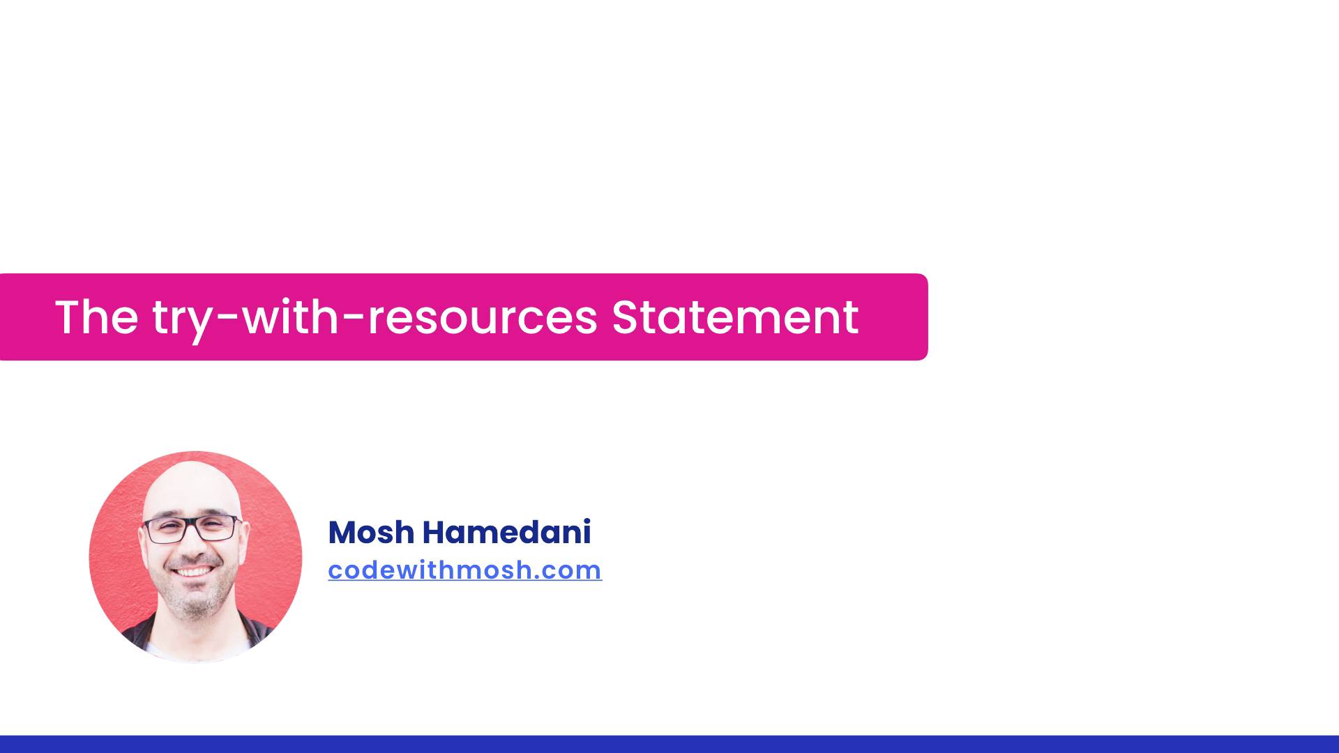 9- The try-with-resources Statement смотреть онлайн