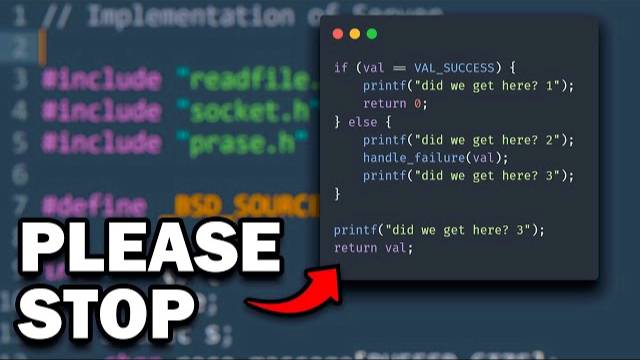 you need to stop using print debugging (do THIS instead) смотреть онлайн