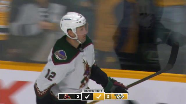 Arizona Coyotes at Nashville Predators | FULL Shootout Highlights смотреть онлайн