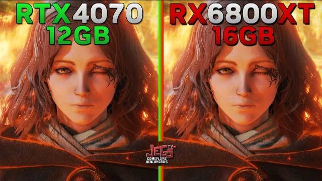 RTX4070 12GB Vs RX6800XT 16GB