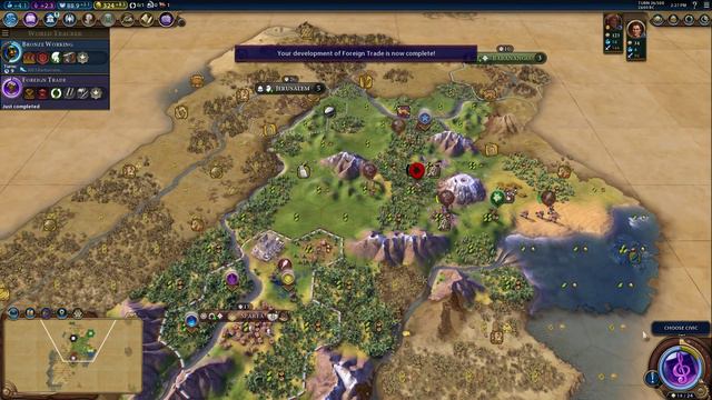 Let's Play Civilization 6: Rise and Fall - Deity - Gorgo part 1 смотреть онлайн