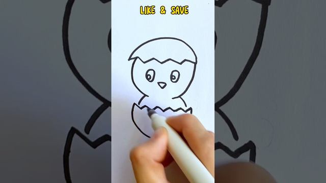 #какнарисовать #цыпленка #простыерисунки #рисункидляначинающих #рисункидлясрисовки #рисунки смотреть онлайн