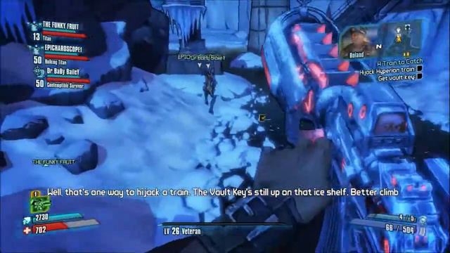 borderlands 2 |TinyTina funny voice over/lines + "a train to catch" mission gameplay смотреть онлайн