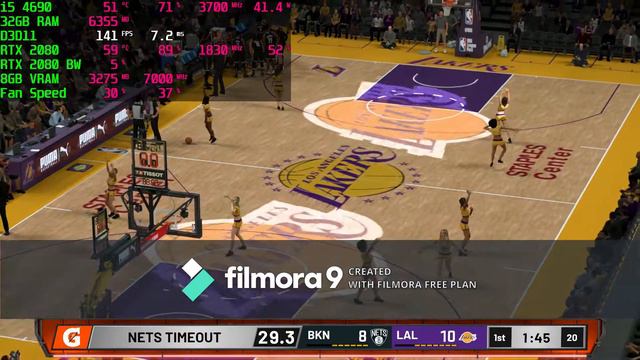 NBA 2K 20 PC Gameplay | 1080p Low Detail - i5 4690 Performance - RTX 2080 смотреть онлайн