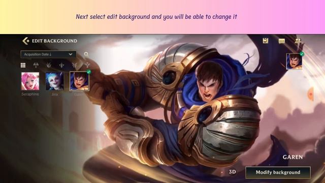 How To Change Background In League Of Legends: Wild Rift