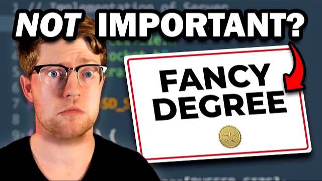 you don't need a degree to get a job (seriously) смотреть онлайн