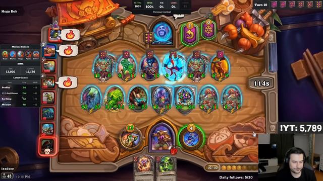 NEW HERO! Is E.T.C. Band Manager OP Or NOT?! | Hearthstone Battlegrounds смотреть онлайн