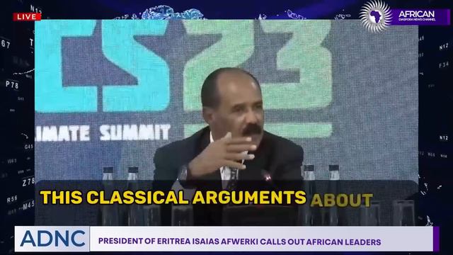 Eritrea President Isaias Afewerki Embarrasses African Leaders At The Africa Climate Summit смотреть онлайн