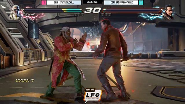Neutral Ground 34 Tekken 7 Losers Finals SRM StayRealChill vs CORN GFG PVP Footwurk смотреть онлайн