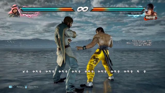 Tekken 7 korean back dash / movement training on hitbox смотреть онлайн