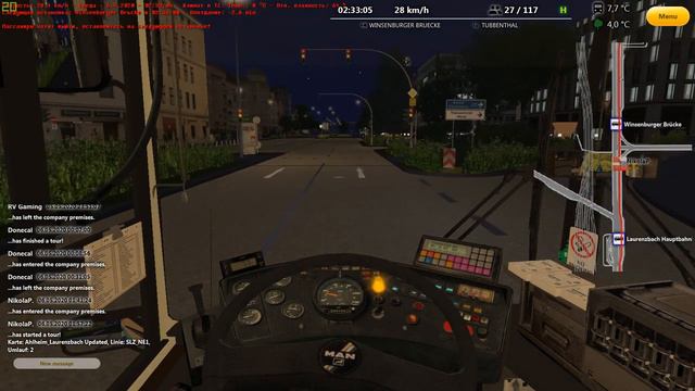 OMSI + Bus Betrieb Simulator ,Karte Ahlheim Laurenzbach Updated 2020, Linie Nr NE1    Bus MAN SL 202