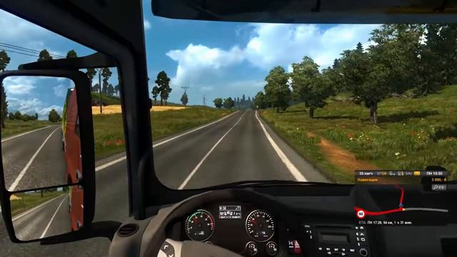 Euro Truck Simulator 2 С Натанычем #2 Прохождение с нуля везем цистерну смотреть онлайн