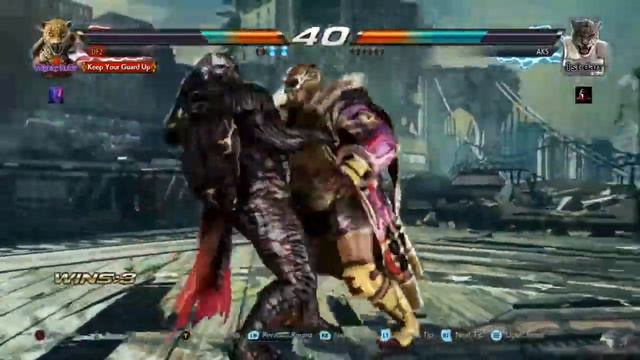 Tekken 7 - AKS - playing with broken keyboard 😞 смотреть онлайн