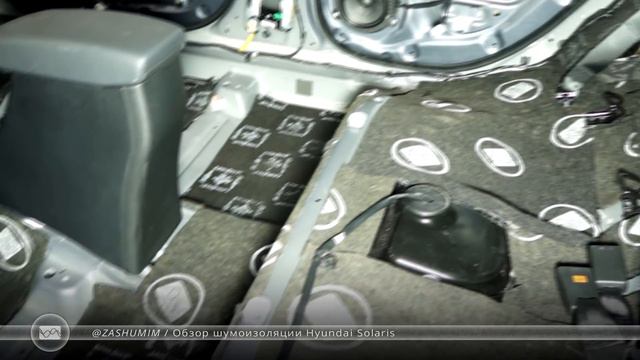 Обзор Hyundai Solaris полный разбор салона и шумоизоляция смотреть онлайн