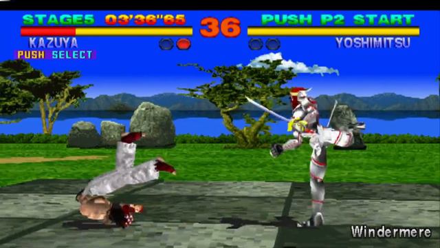 Tekken 1:Kazuya Mishima.Прохождение#1.