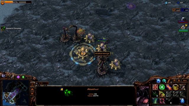 StarCraft II Direct Strike #35 — commanders 3v3 Abathur смотреть онлайн