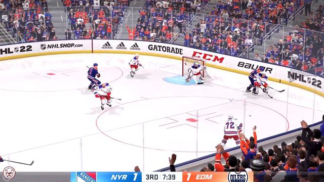 NHL 22: Edmonton Oilers Vs NY Rangers, 3rd Period & OT - No Commentary | Xbox Series S смотреть онлайн