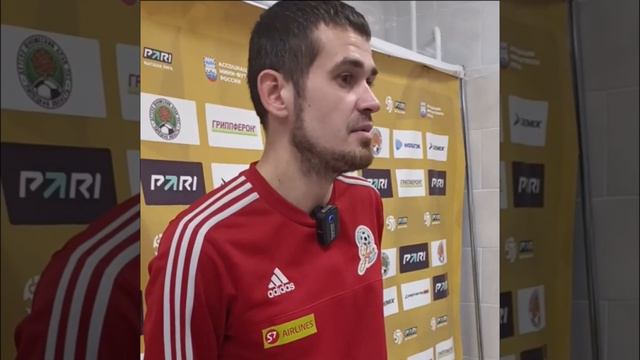 Старший тренер Зари Алексей Костенко после матча в Липецке. 14.01.2023 смотреть онлайн