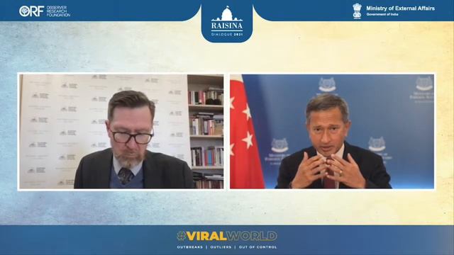 Raisina 2021: Singapore and the World || Vivian Balakrishnan || Rory Medcalf || смотреть онлайн