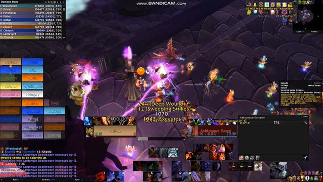 Atlantis TBC Shade of Akama War Slam Osleez Guild Ascension смотреть онлайн