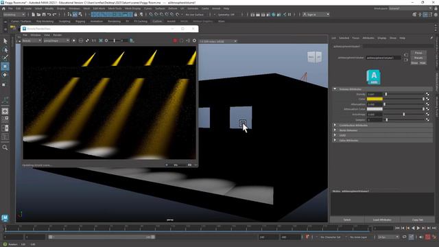 God Rays Lighting in Arnold Maya - Let There Be CG Lights смотреть онлайн