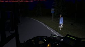 OMSI 2 MAP OMNINSK 5.1.XXX (2018) V.I.P & W.I.P  Night trip to route number 19