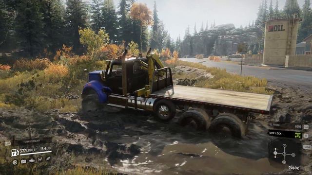 Snowrunner Yeni DLC Kenworth W990 смотреть онлайн