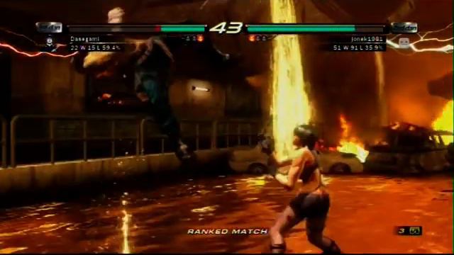 Tekken 6 - Bryan (me) vs Nina (jonek1981) смотреть онлайн