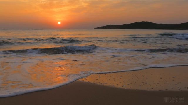 Golden Sunrise - Nature Relaxation Video - Relaxing Sea Ocean Waves Sounds смотреть онлайн
